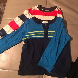 Long sleeve and short sleeve shorts